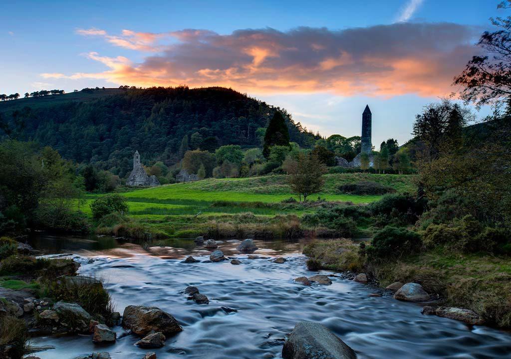 Glendalough in wicklow picture taken on bus tours from dublin with vip buses
