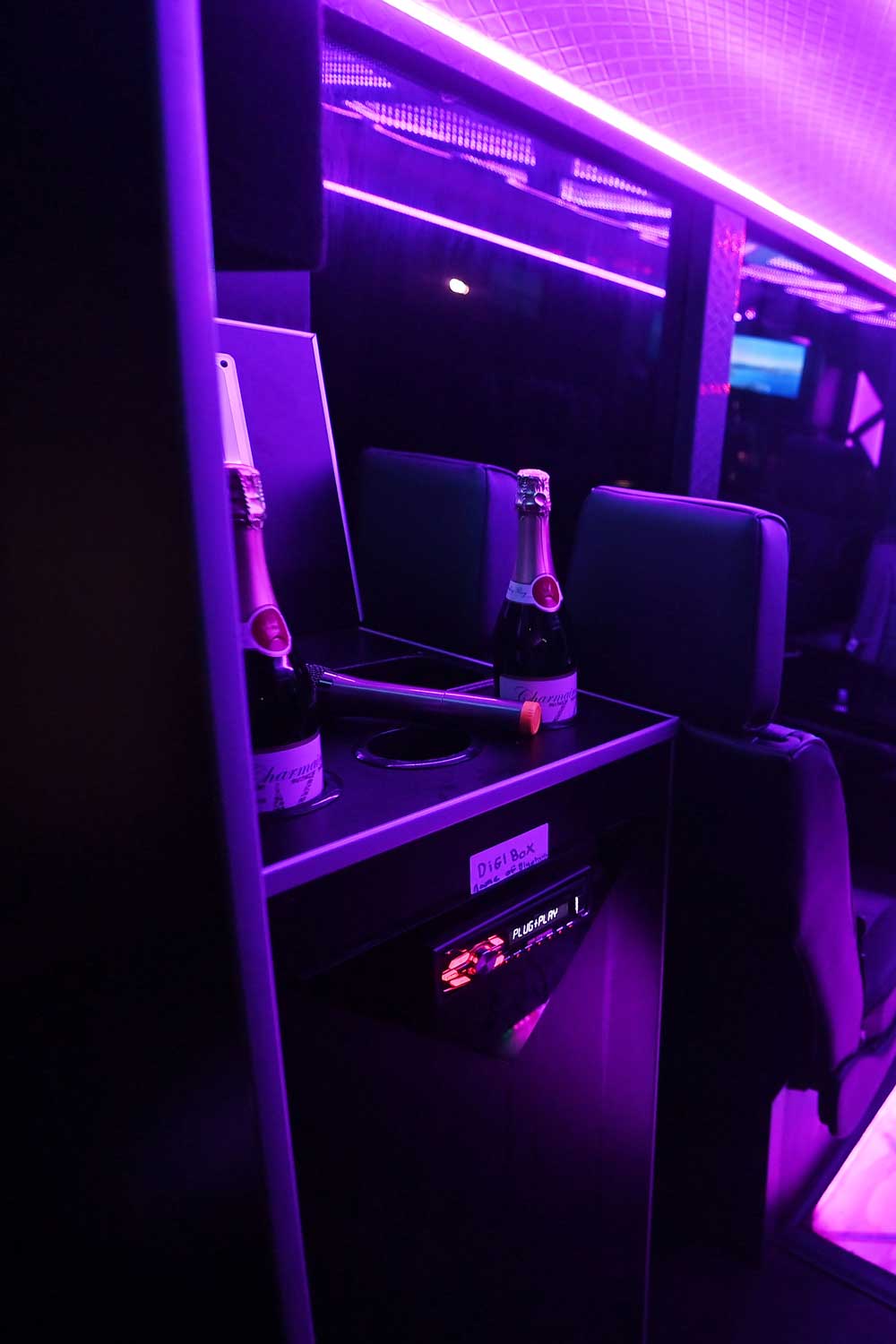 Vip party bus dublin package add-ons