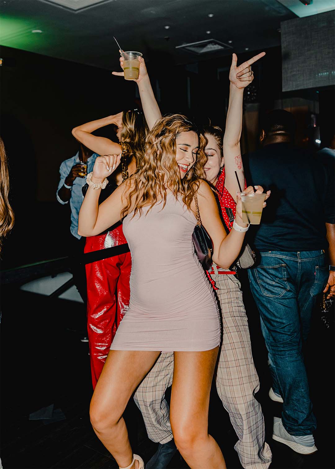 VIP Buses Woman Partying